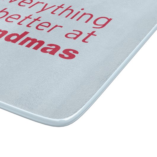 Alles is beter bij oma snijplank (Hoek)