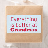 Alles is beter bij oma's etiket (Insitu)