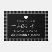 Alles is beter Grootouders Welkom Mat (Voorkant)