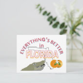 Alles is beter in Florida Briefkaart (Staand voorkant)