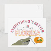 Alles is beter in Florida Briefkaart (Voorkant / Achterkant)