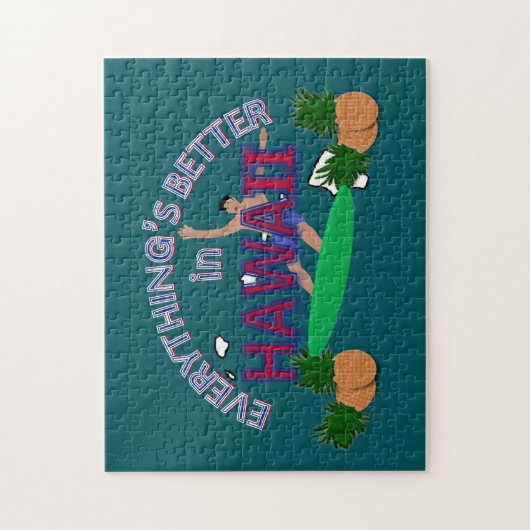 Alles is beter in Hawaii Puzzle Legpuzzel (Verticaal)