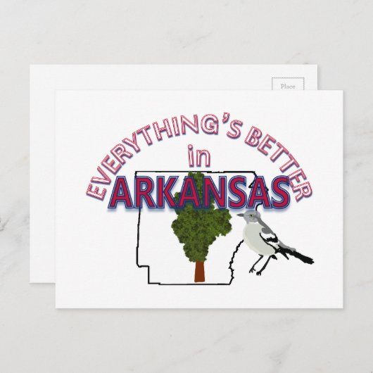Alles is beter in het Briefkaart Arkansas (Voorkant / Achterkant)