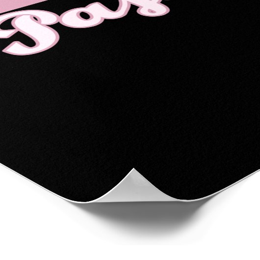 Alles is beter in je pyjama-werk van hem poster (Hoek)