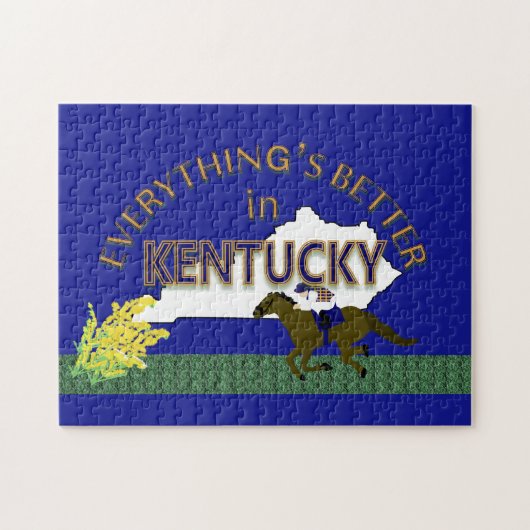 Alles is beter in Kentucky Puzzle Legpuzzel (Horizontaal)