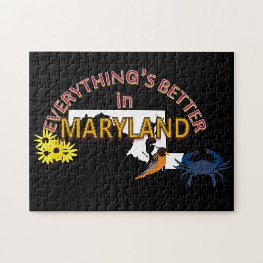Alles is beter in Maryland Puzzle Legpuzzel (Horizontaal)