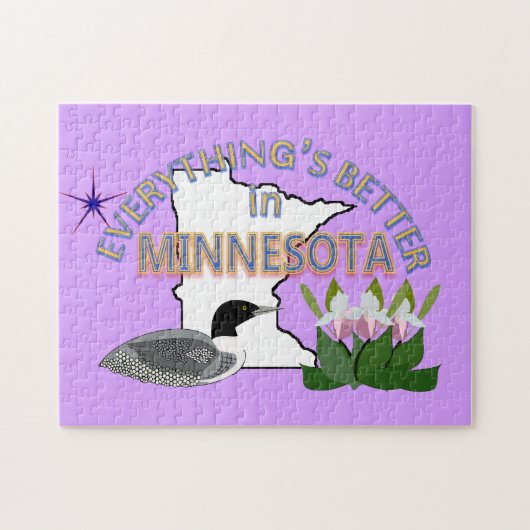 Alles is beter in Minnesota Puzzle Legpuzzel (Horizontaal)