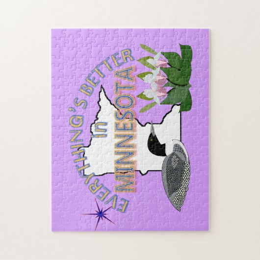 Alles is beter in Minnesota Puzzle Legpuzzel (Verticaal)