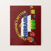 Alles is beter in Nebraska Puzzle Legpuzzel (Verticaal)