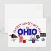 Alles is beter in Ohio Briefkaart (Voorkant / Achterkant)