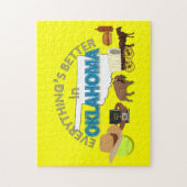 Alles is beter in Oklahoma Puzzle Legpuzzel (Verticaal)