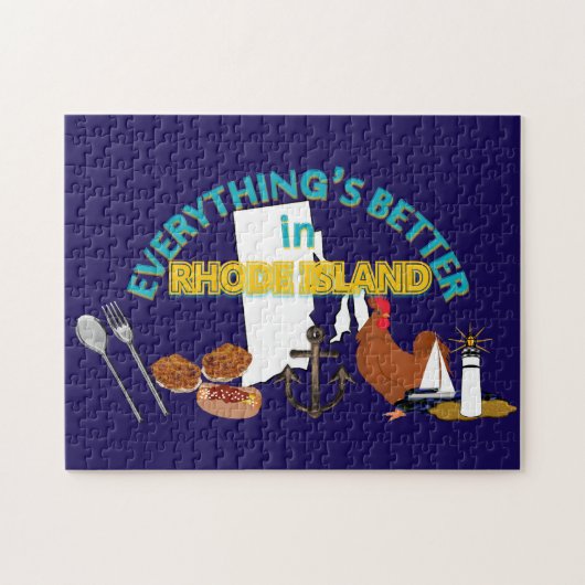Alles is beter in Rhode Island Puzzle Legpuzzel (Horizontaal)
