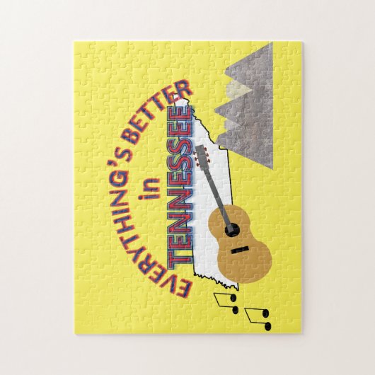 Alles is beter in Tennessee Puzzle Legpuzzel (Verticaal)
