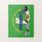Alles is beter in Vermont Puzzle Legpuzzel (Verticaal)