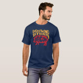 Alles is beter met Bacon T-shirt (Voorkant volledig)