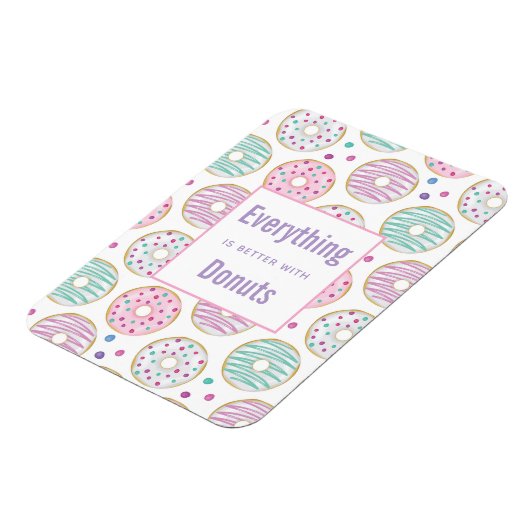 Alles is beter met Donuts Gezegde Magneet (Linkerzijde)