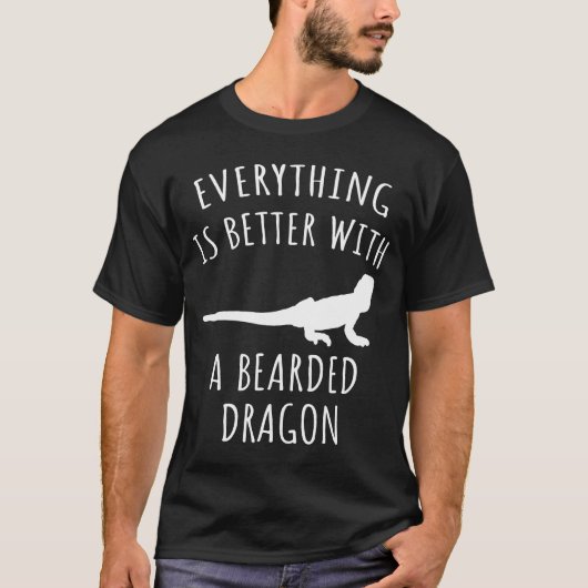 Alles is beter met een brede draak t-shirt (Voorkant)
