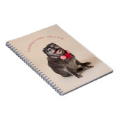 Alles is beter met een pug notitieboek (Rechterzijde)