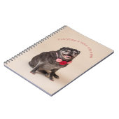 Alles is beter met een pug notitieboek (Linkerzijde)