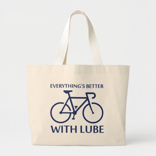 Alles is beter met Lube Grote Tote Bag (Voorkant)