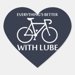 Alles is beter met Lube Hart Sticker
