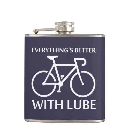 Alles is beter met Lube Heupfles (Voorkant)