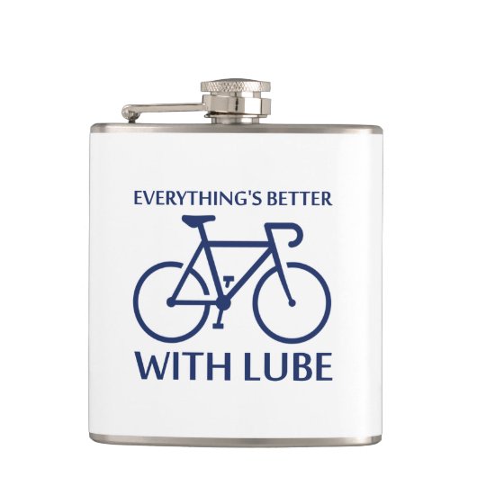 Alles is beter met Lube Heupfles (Voorkant)