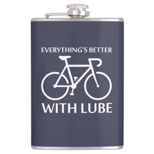 Alles is beter met Lube Heupfles (Voorkant)