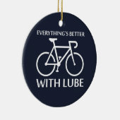 Alles is beter met Lube Keramisch Ornament (Rechts)