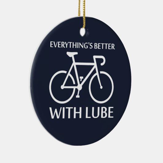 Alles is beter met Lube Keramisch Ornament (Rechts)