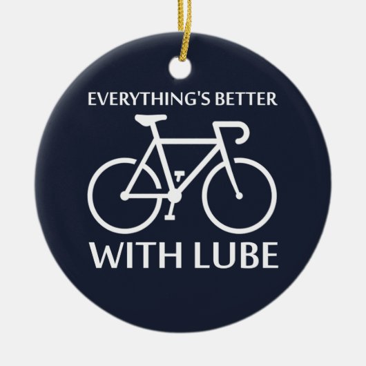 Alles is beter met Lube Keramisch Ornament (Voorkant)