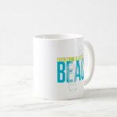 Alles is beter op het strand koffiemok (Voorkant rechts)