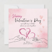 Alles is beter Valentijnsliefde  Notitiekaartje (Voorkant)