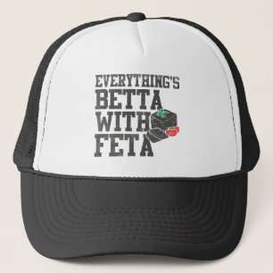 Alles is Betta met feta-kaas Griekse stijl Trucker Pet