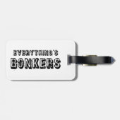 Alles is bonkers bagagelabel (Achterkant horizontaal)