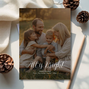 Alles is Bright Family Kerstvakantie Kaart