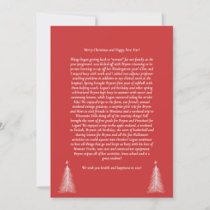 Alles is Brighter 2-fotokerstkaart Kaart