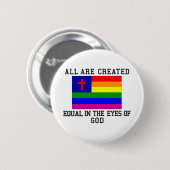 Alles is Creëer gelijk Ronde Button 5,7 Cm (Voorkant /achterkant)