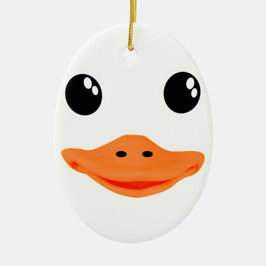Alles is Ducky Baby Duck Keramisch Ornament (Voorkant)