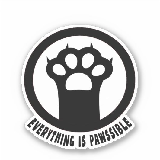 Alles is een betaalbare Sticker (Voorkant)