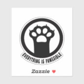 Alles is een betaalbare Sticker (Vel)