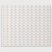 Alles is een fel leuke moderne, heldere kerstkreet cadeaupapier (Vlak)