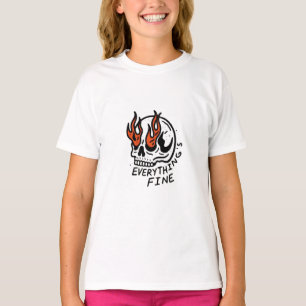 Alles is een fijne schedel t-shirt