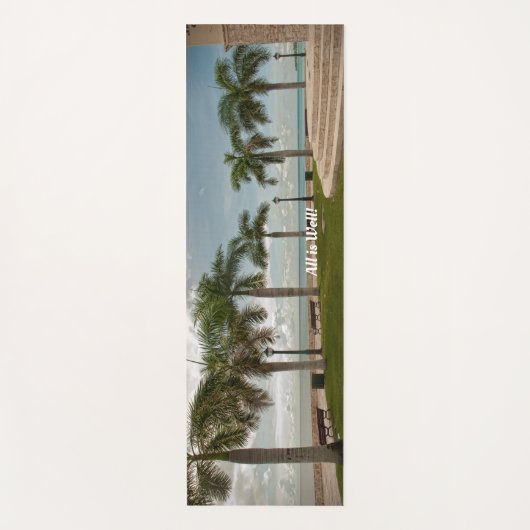 Alles is een goede oceaantropische palmNatuur geïn Yogamat (Voorkant)