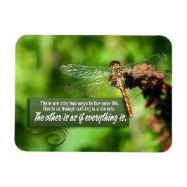 "Alles is een mirakel" Inspirerend Quote Flex Magneet