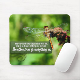 "Alles is een wonder" Inspirerend quote Muismat