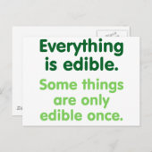 Alles is eetbaar briefkaart (Voorkant / Achterkant)
