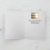 Alles is er een seizoen broeder sympathie kaart (Binnen)