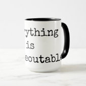 Alles is Figureoutable, Quote Coffee Mok (Voorkant rechts)