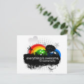 Alles is fundamenteel geweldige. briefkaart (Staand voorkant)